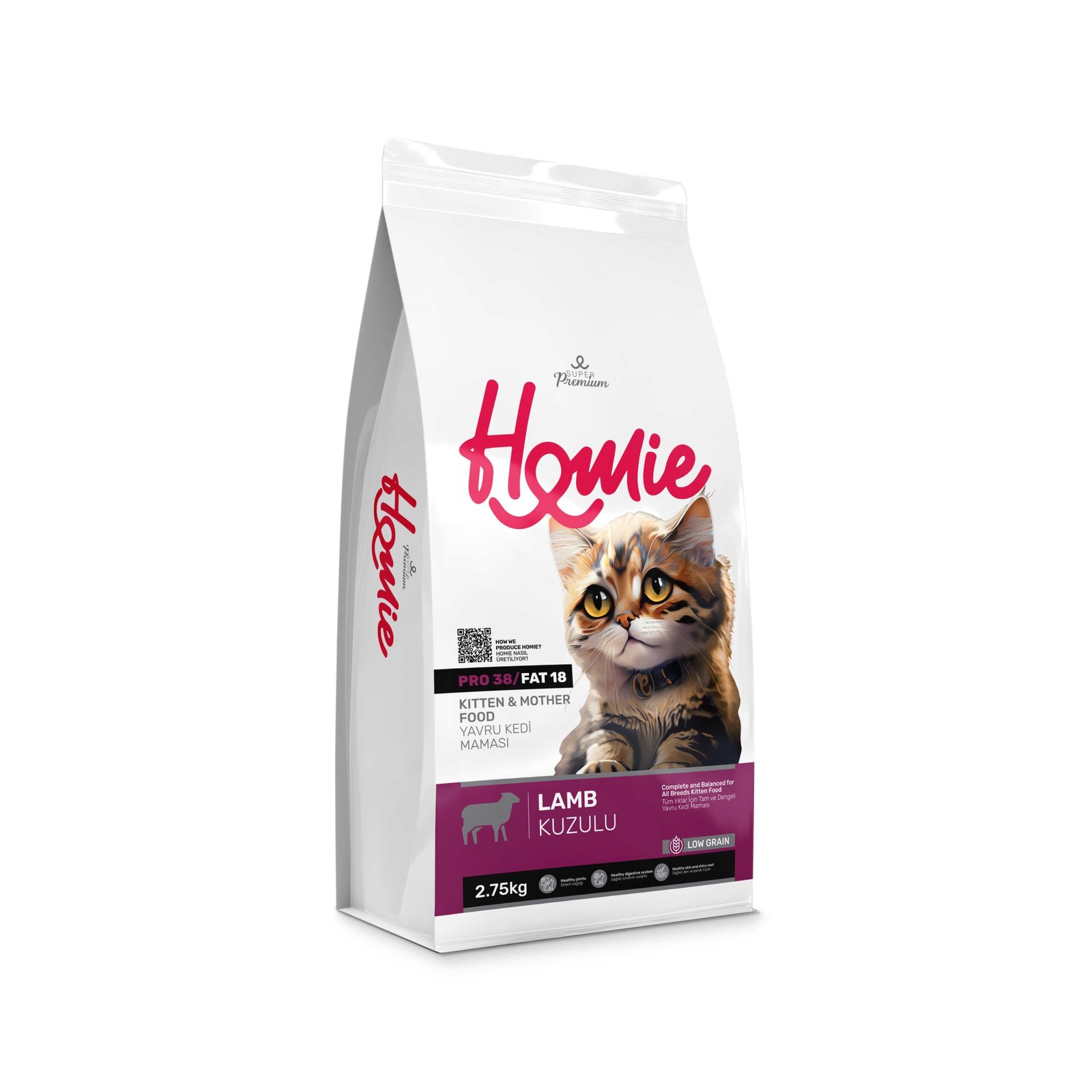 Low Grain Lamb Kitten and Mother Cat Food - Image 3