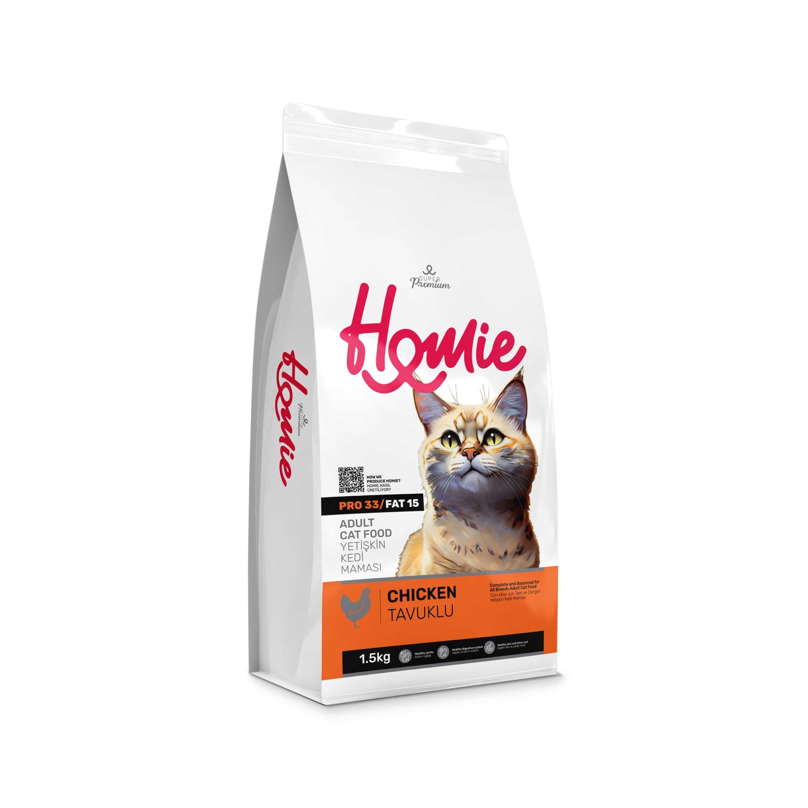 Chicken-based Adult Cat Food (33% Protein, Super Premium) - Image 2